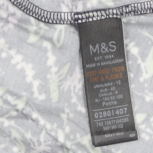Marks and Spencer Women's Multicoloured Floral Dress 12