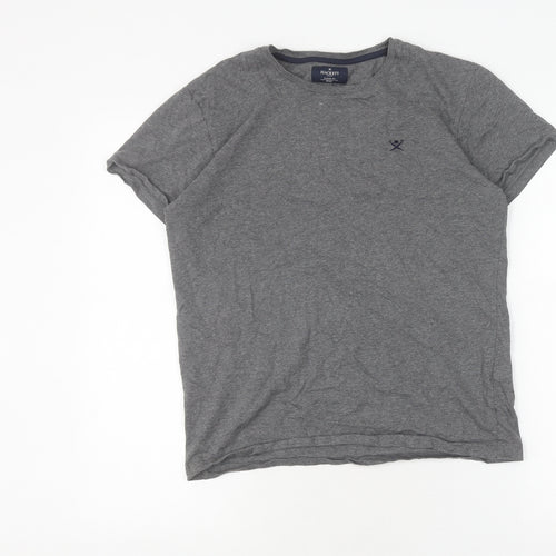 Hackett London Men's Grey Small Classic Fit T-Shirt