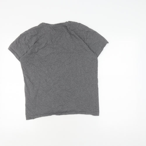 Hackett London Men's Grey Small Classic Fit T-Shirt