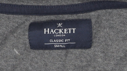 Hackett London Men's Grey Small Classic Fit T-Shirt
