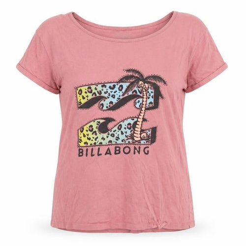 Billabong Women's Pink T-Shirt, Size 10, Casual, Graphic