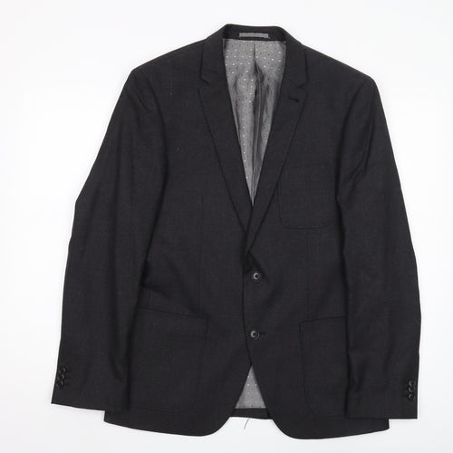 Jasper Conran Men's Black Blazer, Size 38, Classic Fit