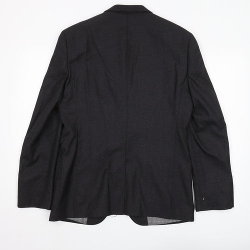 Jasper Conran Men's Black Blazer, Size 38, Classic Fit