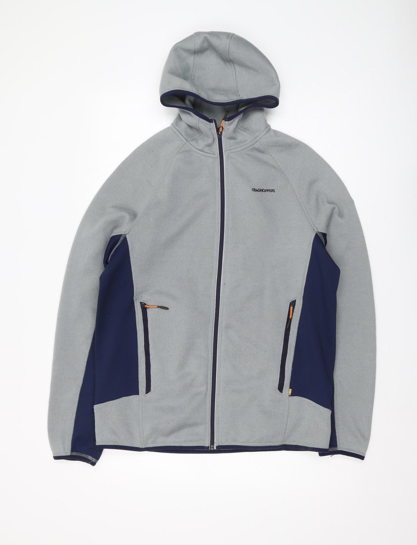 Craghoppers Men's Grey Hooded Full Zip Fleece M