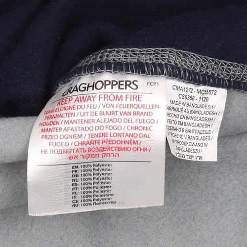 Craghoppers Men's Grey Hooded Full Zip Fleece M