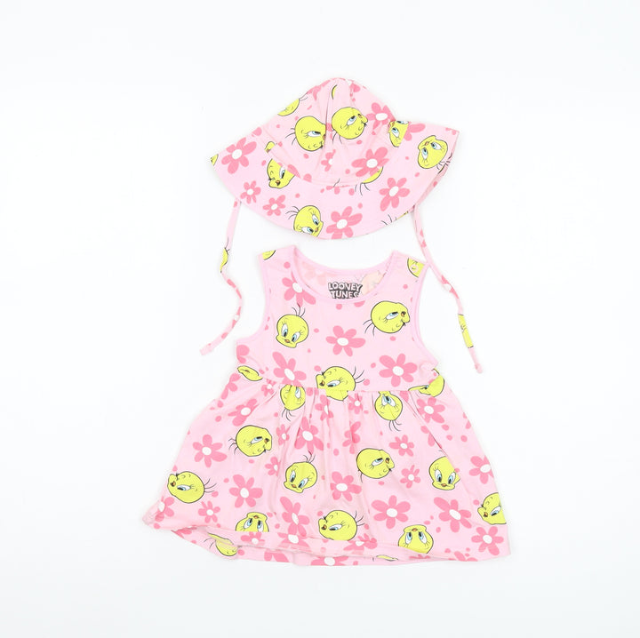 Looney Tunes Pink A-Line Dress Unisex 12-18 Months