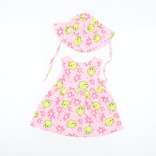 Looney Tunes Pink A-Line Dress Unisex 12-18 Months
