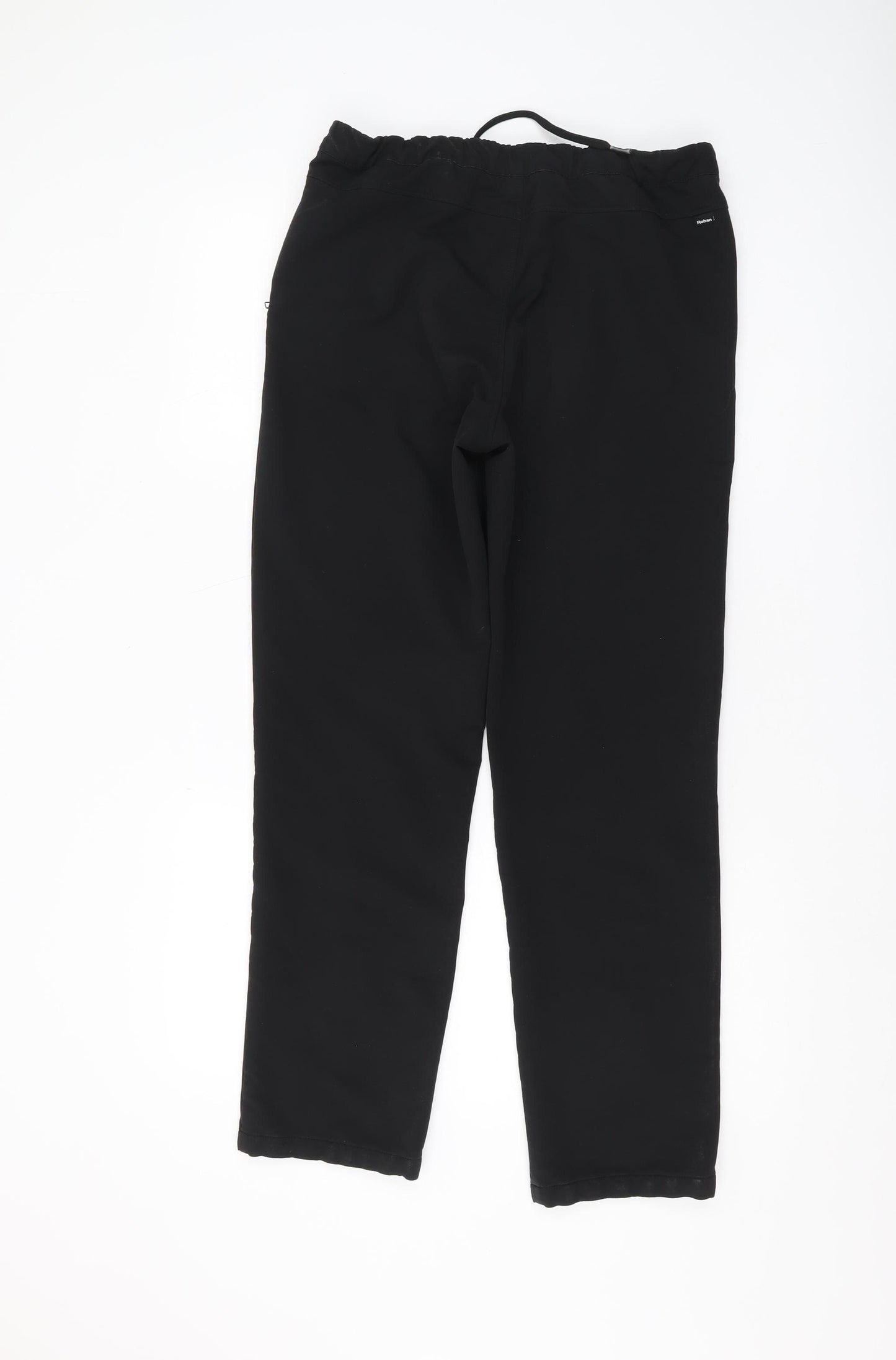 Rohan Men's Black Joggers, Size S, Elastic Waist