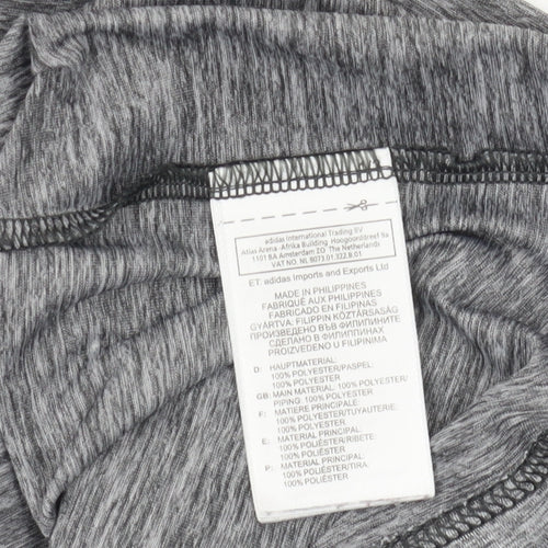 Adidas Women's Grey Racerback Tank Top Size 12