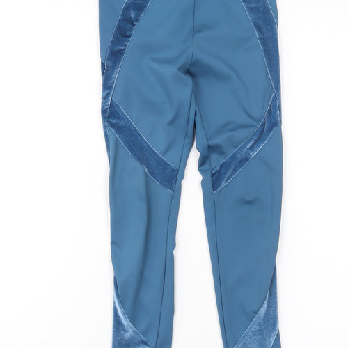 Zara Girls' Blue Activewear Leggings 9-10 Years Style