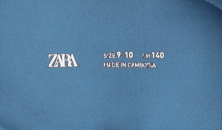 Zara Girls' Blue Activewear Leggings 9-10 Years Style