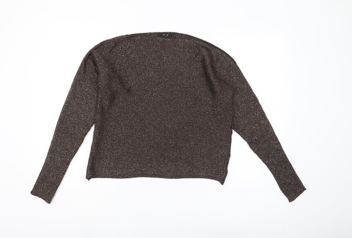 Next Women's Brown Pullover Jumper, Size S, Acrylic Knit
