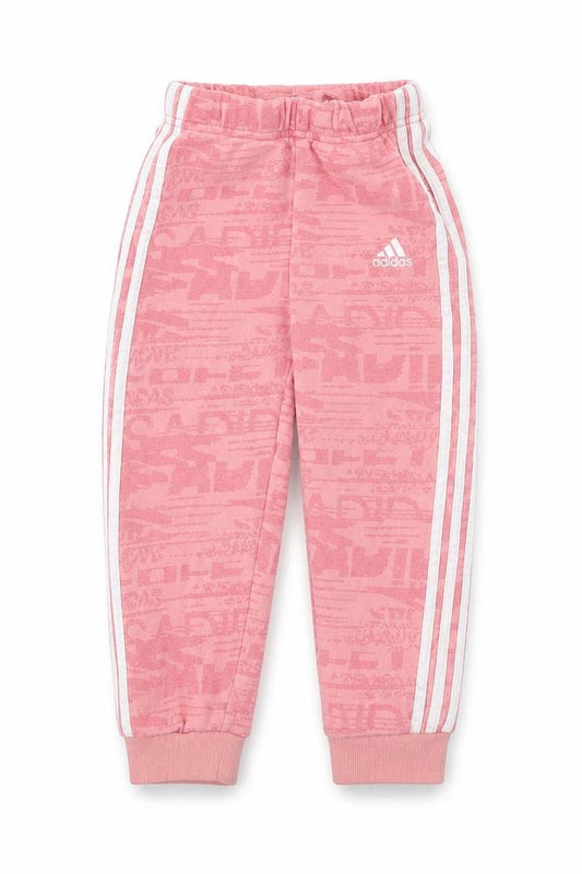 Adidas Girls Pink Jogger Trousers 2-3 Years