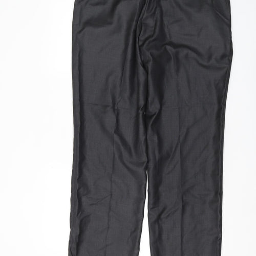 Cerruti Men's Black Dress Pants, Size 36, Elegant & Formal