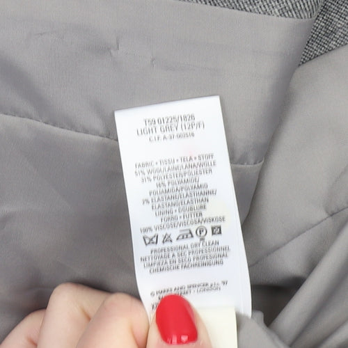 Marks and Spencer Grey Suit Jacket Women Size 12