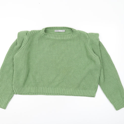 Oasis Women's Green Pullover Jumper Size L