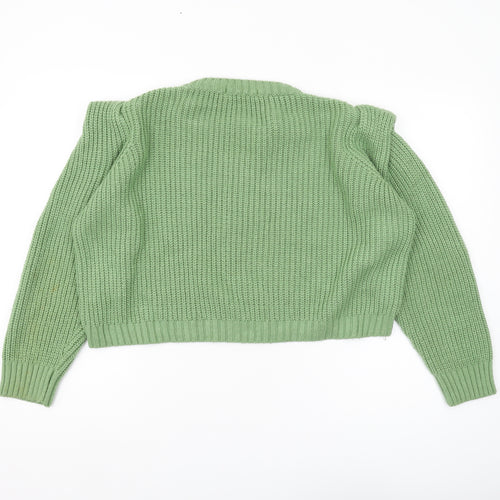 Oasis Women's Green Pullover Jumper Size L