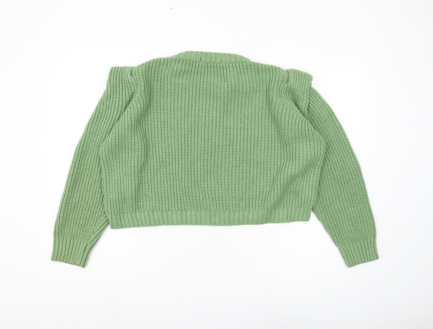 Oasis Women's Green Pullover Jumper Size L