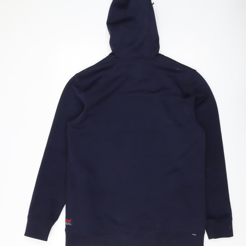 Signal Men's Blue XL Hoodie Pullover with Logo