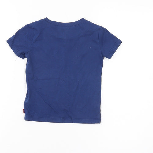 Levi's Boys Blue Logo T-Shirt - Size 3 Years
