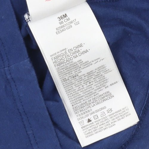 Levi's Boys Blue Logo T-Shirt - Size 3 Years