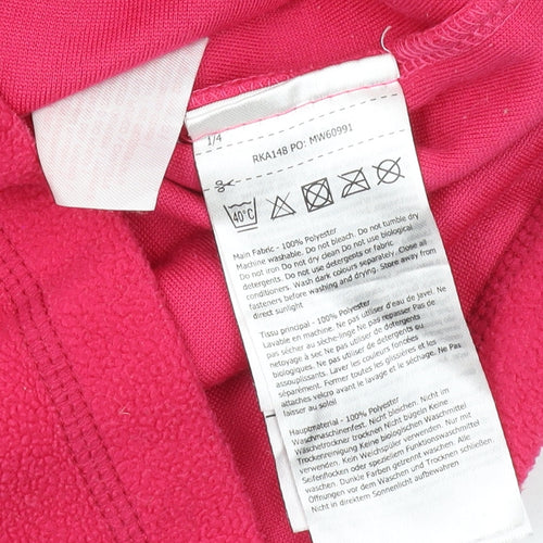 Regatta Girls Pink Fleece Sweatshirt 5-6 Years Outdoor