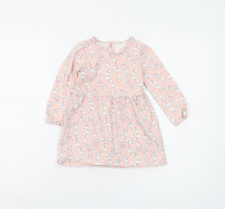 Primark Disney Girls Pink 24 Months A-Line Dress