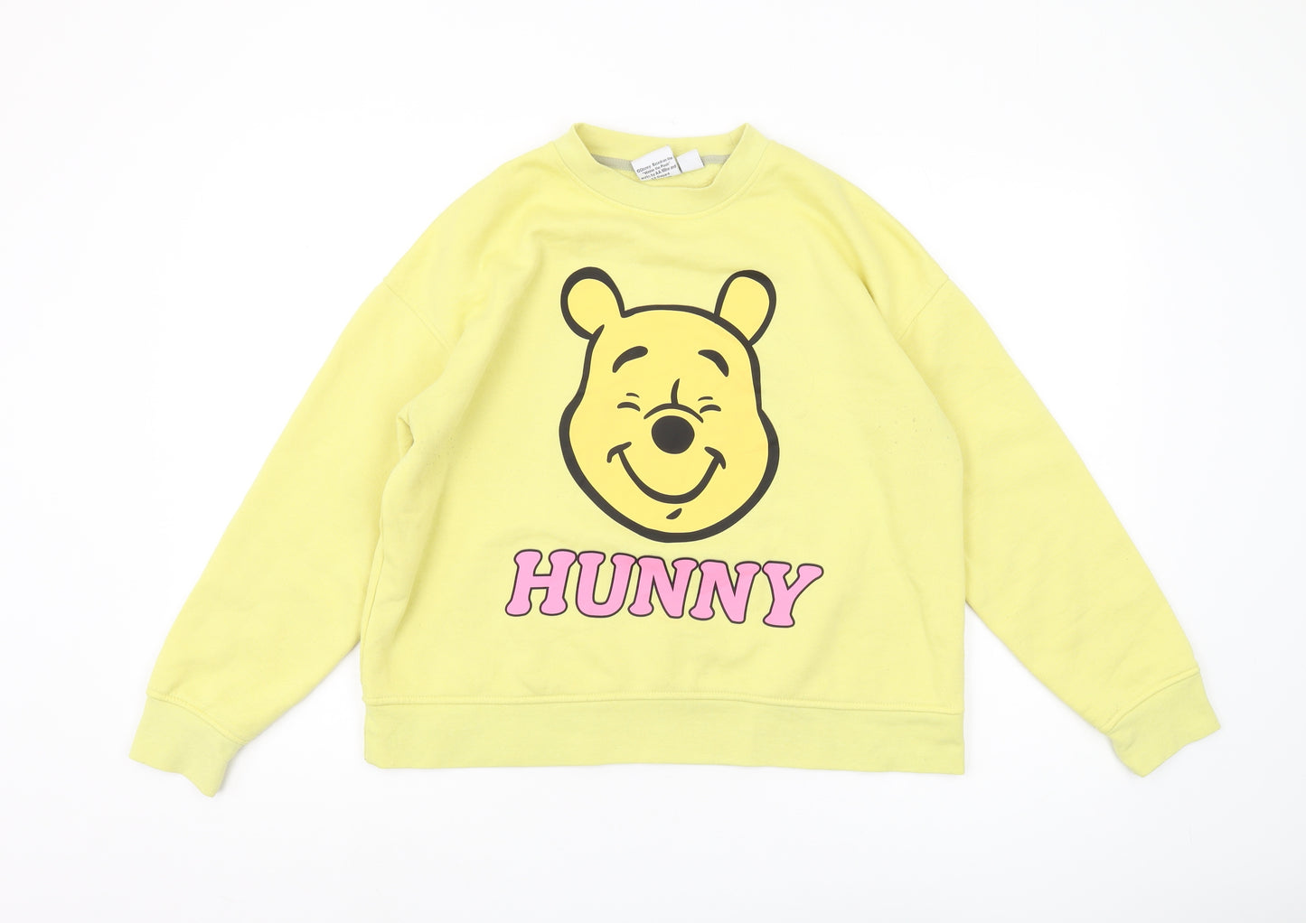 Disney Women’s Yellow Winnie the Pooh Sweatshirt Size S