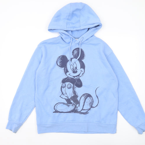 Disney Women's Blue Pullover Hoodie Size 10/12