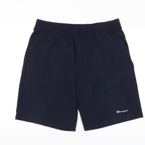 Champion Men's 3XL Blue Sweat Shorts - Casual & Comfortable