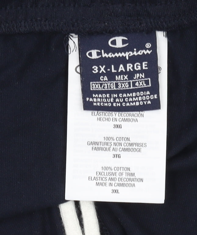 Champion Men's 3XL Blue Sweat Shorts - Casual & Comfortable