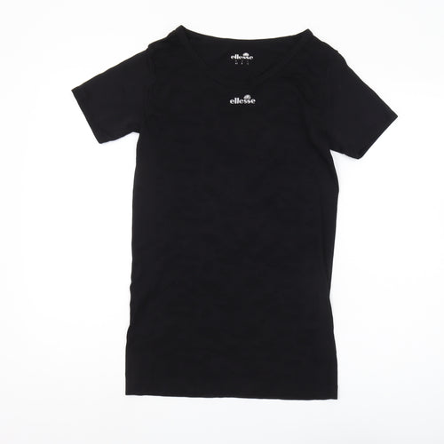 Ellesse Women's Black Athletic T-Shirt Size 12