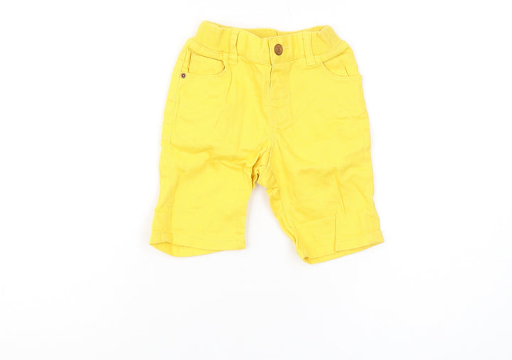 H&M Unisex Baby Yellow Shorts 18-24 Months Casual Cotton
