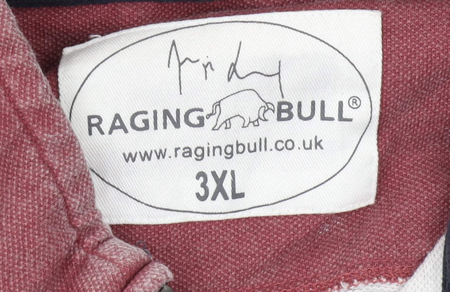 Raging Bull Men's Red 3XL 1/4 Zip Sweatshirt