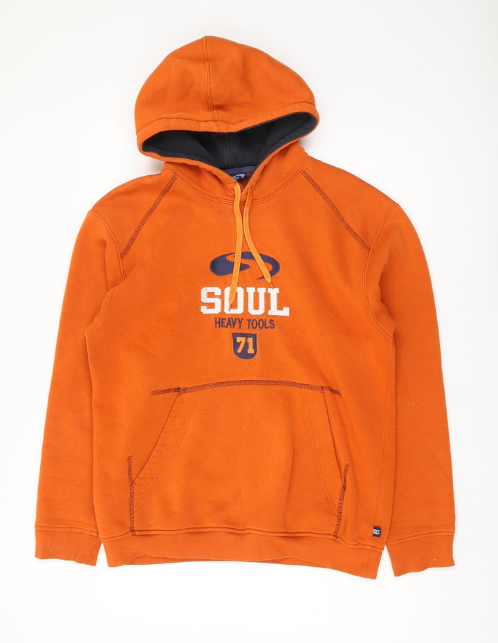 Heavy Tools Men's Orange M Pullover Hoodie