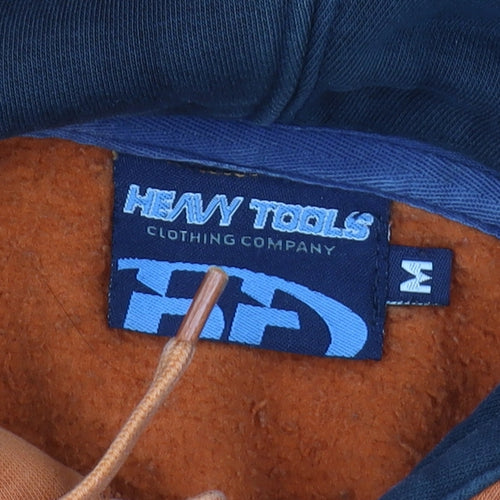 Heavy Tools Men's Orange M Pullover Hoodie