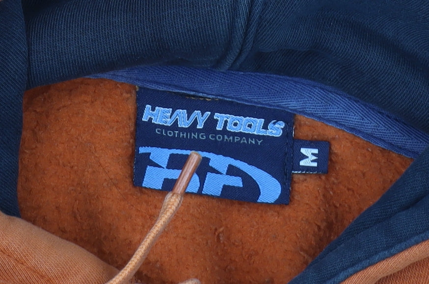 Heavy Tools Men's Orange M Pullover Hoodie