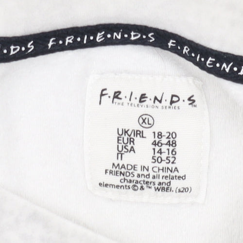 Friends Women's Grey XL Nightshirt