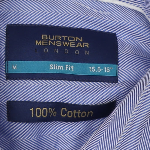 Burton Menswear London Blue Slim Fit M Shirt