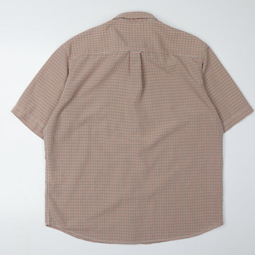 P.G. Field Men's Multicoloured Check Button-Up Shirt L