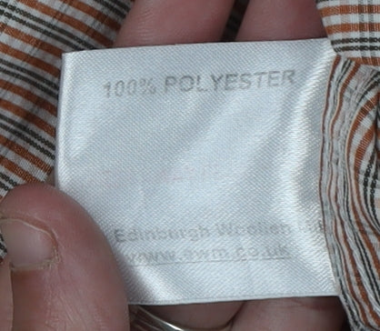 P.G. Field Men's Multicoloured Check Button-Up Shirt L