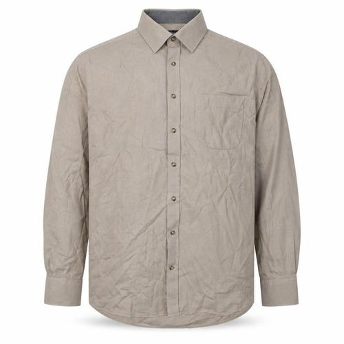 Marks and Spencer Men's Beige Long Sleeve Casual Shirt 17
