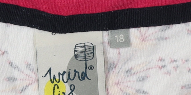 Weird Fish Women's Multicoloured T-Shirt Size 18