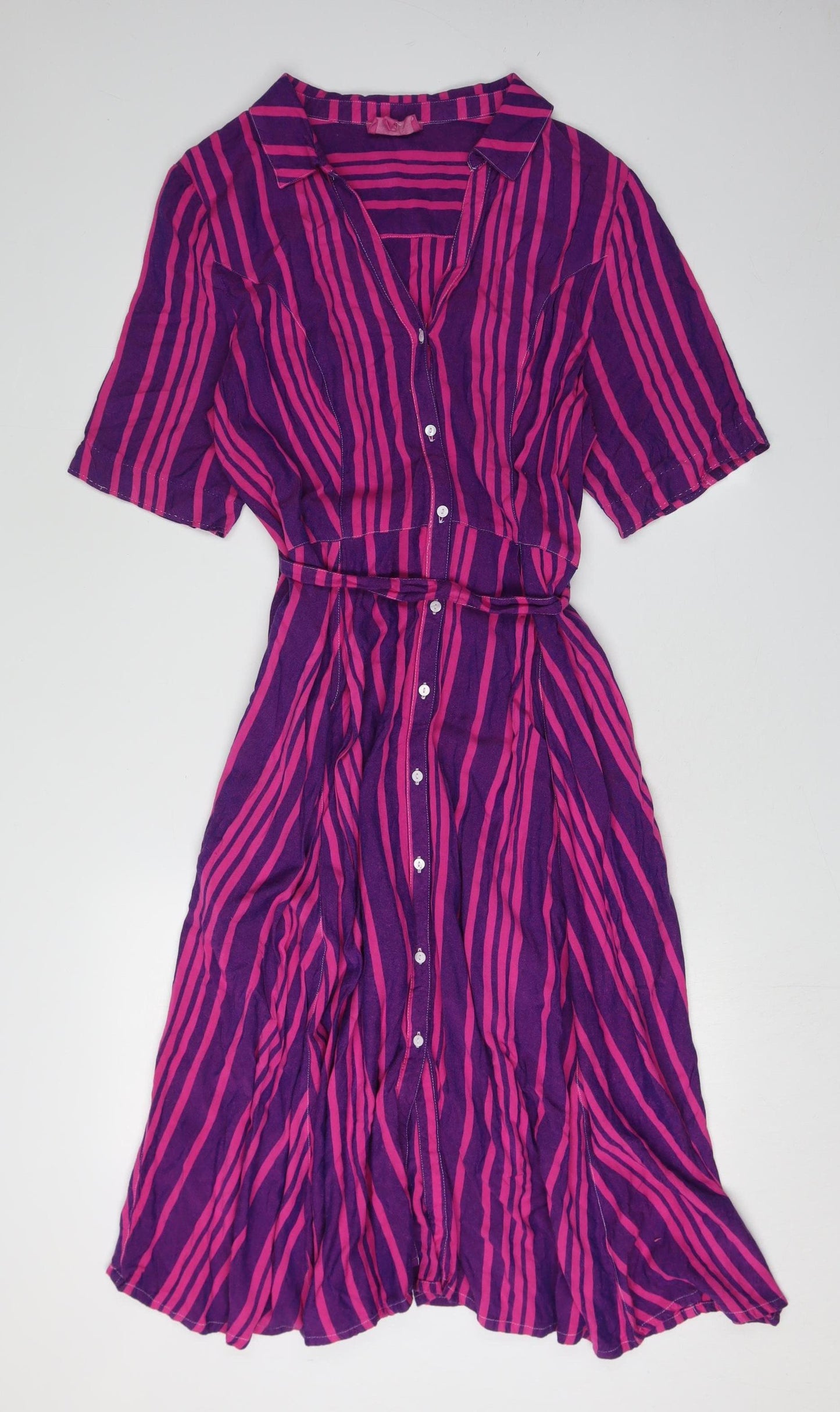 Phase Eight Women’s Purple Shirt Dress, Size 14