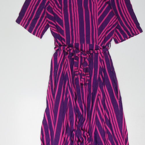 Phase Eight Women’s Purple Shirt Dress, Size 14