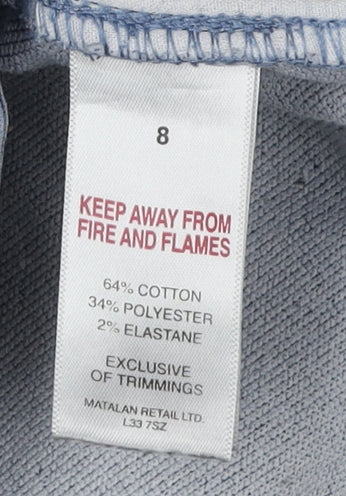 Matalan Women's Blue Skinny Jeans Size 8, Stretch Denim