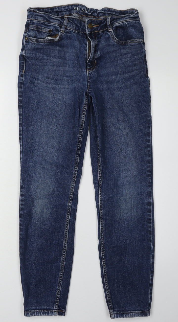 Marks and Spencer Women's Blue Skinny Jeans Size 10