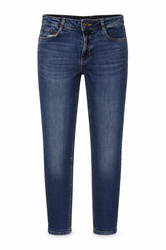 Front view of Marks & Spencer Women's Blue Skinny Jeans, size 10