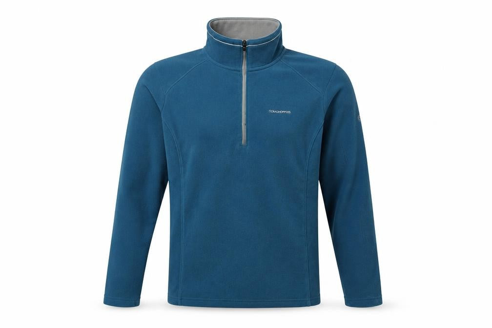 Front view of Craghoppers Men's Blue Pullover Sweatshirt, size L