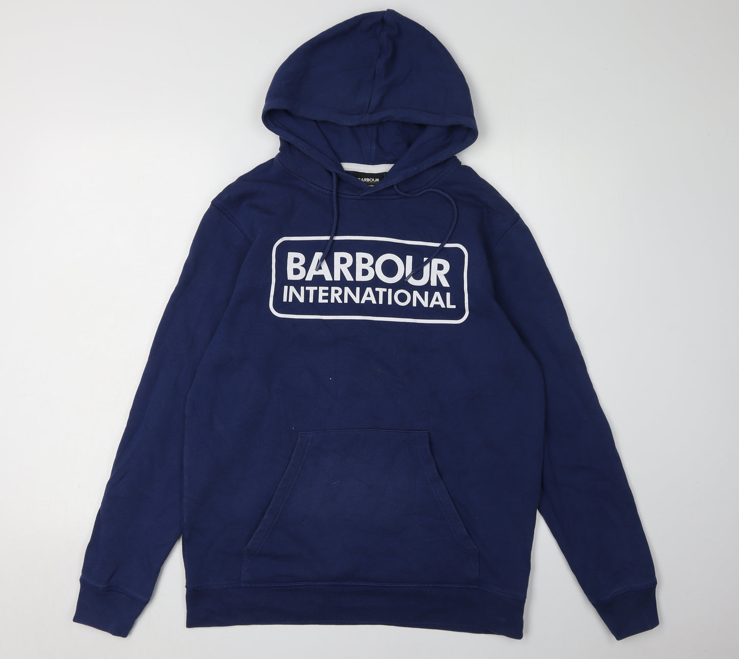 Barbour Men's Blue Pullover Hoodie M